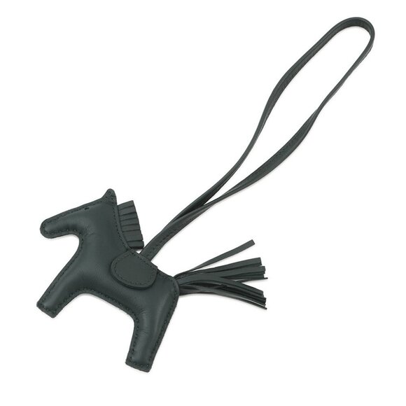 HERMES Rodeo Size PM Lambskin Malachite - Picture 1 of 9